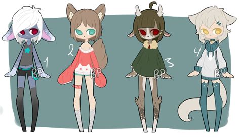 Anthro And Kemonomimi Adopts Closed By Bluepandaaah On Deviantart