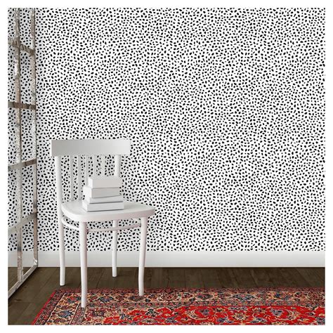 Speckled Dot Peel And Stick Wallpaper Black Opalhouse Peel And Stick