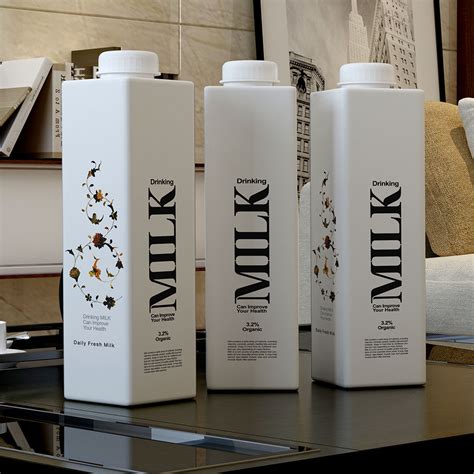 Taha Fakouri Creats New Milk Packaging Design Concept World Brand