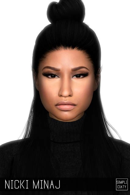 Sims 4 Ccs The Best Nicki Minaj Sim By Simpliciaty