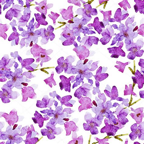 Watercolor Floral Pattern — Stock Vector © Zeninaasya 77697310