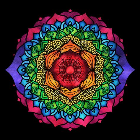 Chakra Mandala Design Digital Art By Serena King Fine Art America