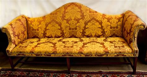 18th Century American Chippendale Camelback Sofa At 1stdibs