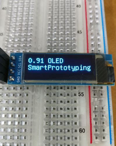 Oled Display With Arduino Uno A Hello World Tutorial