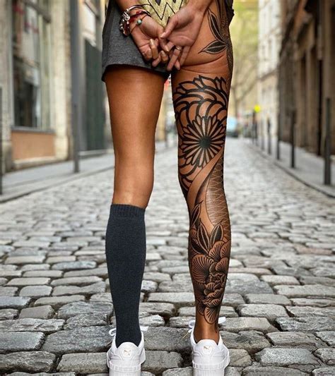 Tattoo Artworks By © Wildhands Tattooart Leg Tattoos Women Leg
