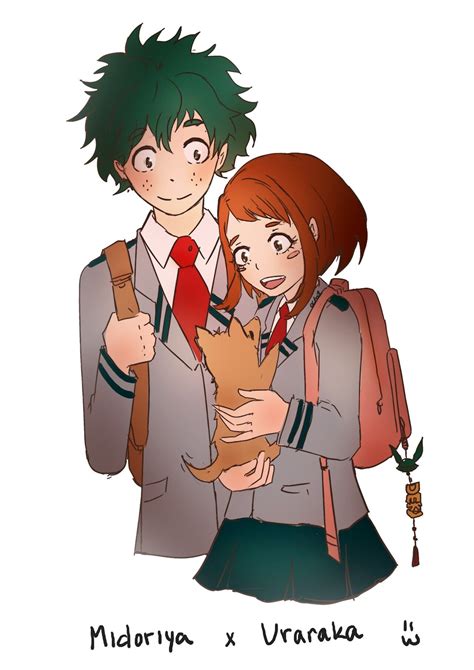 Pin De Mateus Teodoro En Midoriya Izuku Deku And Uraraka Ochako