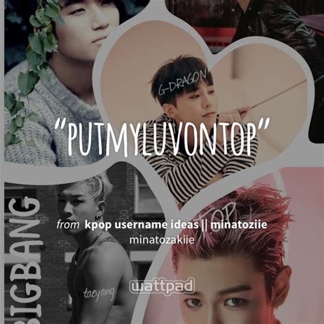 Because of this, if your generator is popular, it's better to make a copy of this generator rather than change this one's name ┌u･ｪ･. kpop username ideas | Kpop, Bigbang, Username