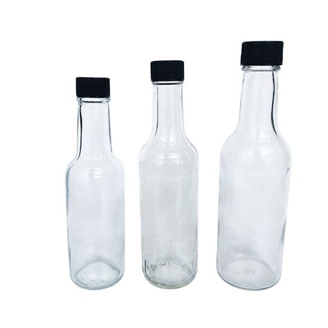 150ml 180ml 250ml Bulk Chili Sauce Glass Bottle Glass Hot Sauce Bottle