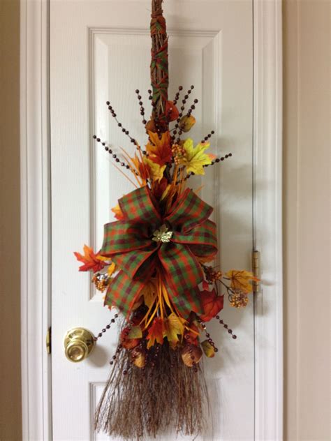 My Fall Broom Made With By Susan Fall Broom Christmas