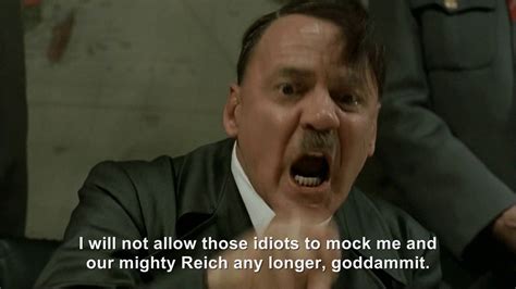 Hitler Plans The Downfall Of The Downfall Parodies Hitler Rants