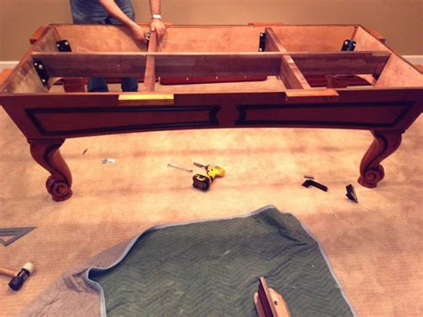 Pool Table Disassembly And Reassembly Experienced Professionals