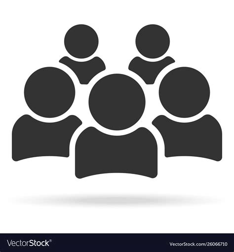 Business Team Icon And Group Royalty Free Vector Image