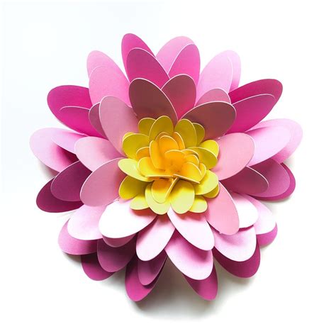 3D Layered Flower Cut File 3D Layered Flower SVG Paper | Etsy