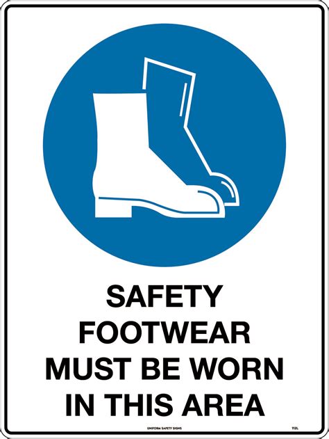 Safety Footwear Must Be Worn Safety Sign Uniform Safety Signs Price