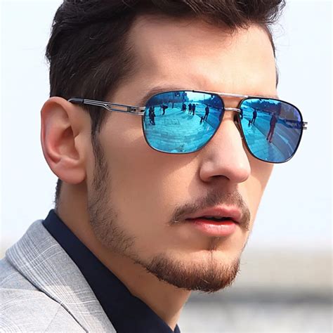 Luxury Sunglasses Men Polarized Sun Glasses Classic Eyewear Retro Mirror Goggles Driving