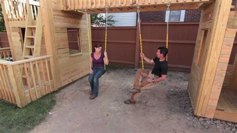 How To Build A Serious Backyard Wood Playset Youtube