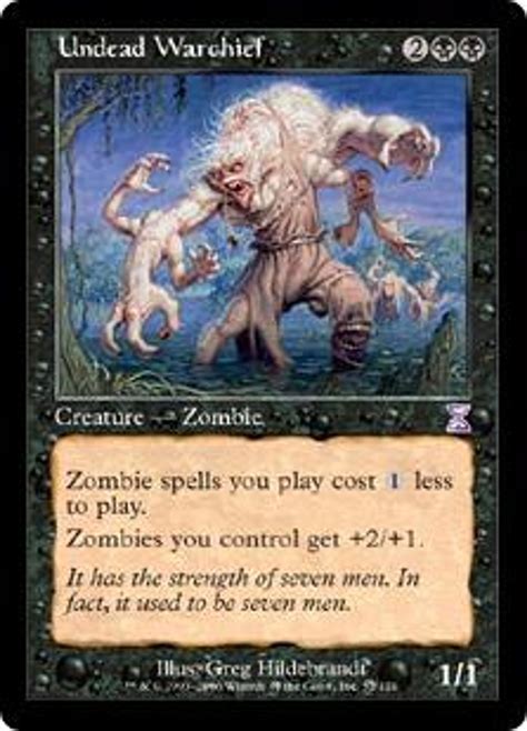 Magic The Gathering Time Spiral Timeshifted Single Card Timeshifted Undead Warchief 52 Toywiz