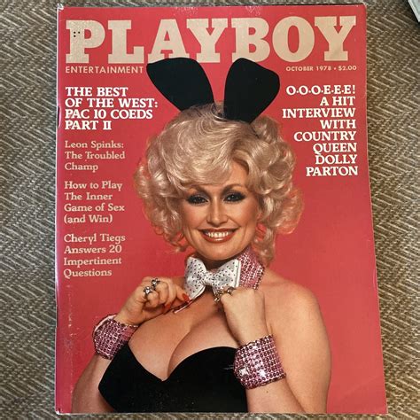 Mavin Playboy MAGAZINE October 1978 DOLLY PARTON Cover Playmate