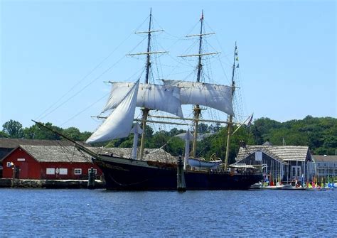 The Joseph Conrad Built In 1882 Mystic Seaport Connecticut Mystic