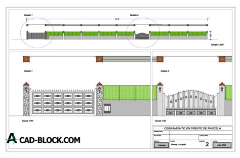 Cad Beautiful Fence Dwg Gates And Fences Free Cad Blocks Autocad