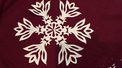 Beautiful Paper Snowflake Youtube