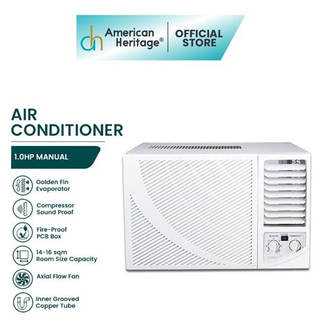 American Heritage 10 Hp Window Type Air Conditioner Rr410a Non