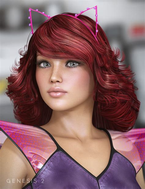 Colors For Cats Meow Hair Daz 3d
