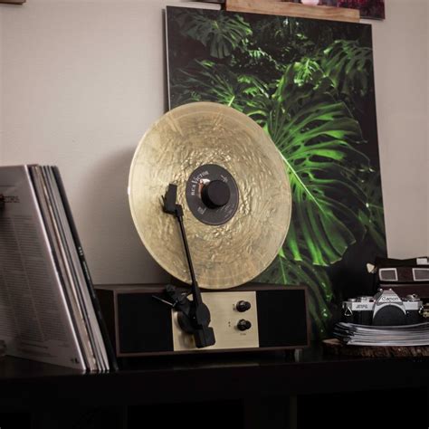 Fuse Rec Vertical Vinyl Record Player With Bluetooth Vinyl Record