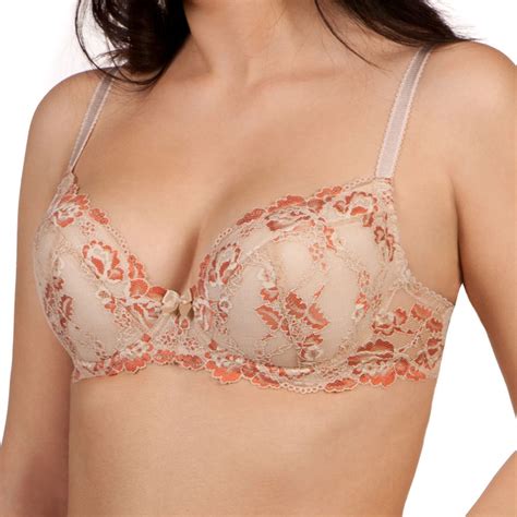 Bra By Fv Sexy T Shirt Push Up Underwire Padded Lace Demi Half Cup Ebay