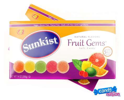 Sunkist Fruit Gems T Box Candy Nation