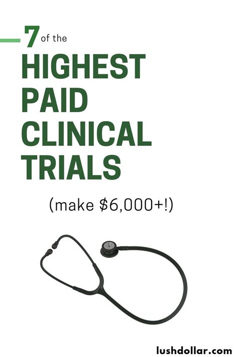 7 of the highest paid clinical trial companies clinical trials clinic trials