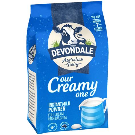 California farms sweetened condensed milk full cream, 14 oz, single. Devondale Instant Full Cream Milk Powder 1kg 9300639602967 ...