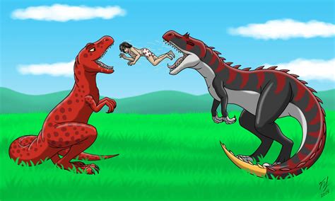 Dinosaurs And Their Human 2 By Goldy Gry On Deviantart