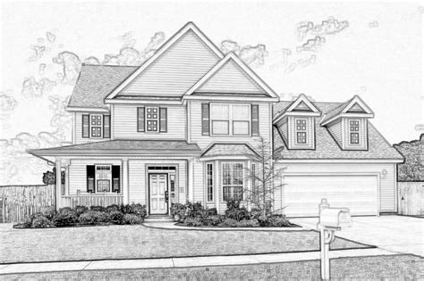 House Sketch By Eaglespare Architecture Drawing Art Modern