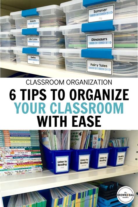 Classroom Organization Tips And Tricks The Brown Bag Teacher