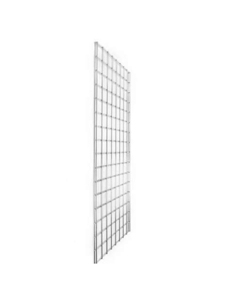 Gridwall Panel 1525 H X 610mm W 5 Chrome