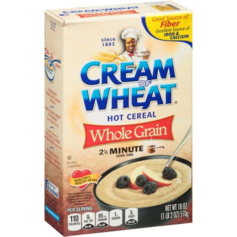 Cream Of Wheat Whole Grain Hot Cereal 18 Oz