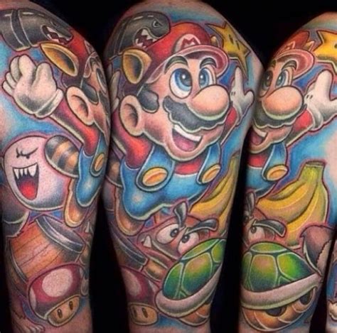 Video Games Tattoo Video Game Tattoos For Men Gamer Ink Designs My