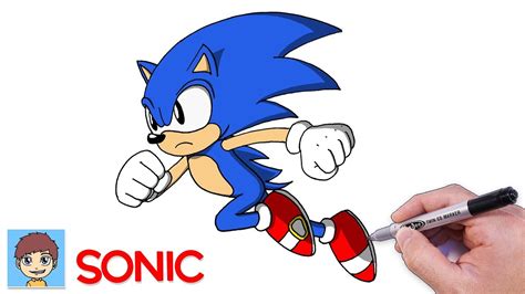 Comment Dessiner Sonic Running Facilement Dessin Facile Sonic The