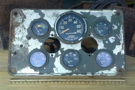 Pin on auto replacement parts : Antique Automotive Gauge Military Willys Jeep Dash Panel ...