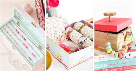 21 Pretty Diy Jewelry Box Ideas That Will De Clutter Your Room In 2023