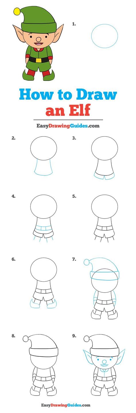 How To Draw An Elf Really Easy Drawing Tutorial Drawing Tutorial
