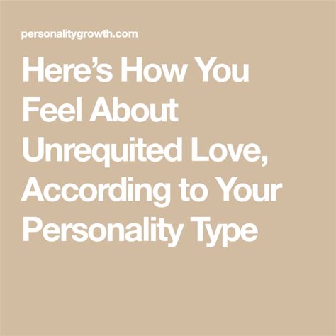 Heres How You Feel About Unrequited Love According To Your