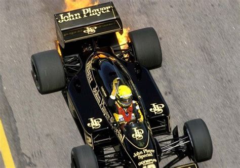 1986 Ayrton Senna John Player Special Lotus Team Lotus 98t Renault