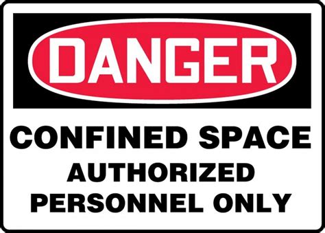 Confined Space Rules