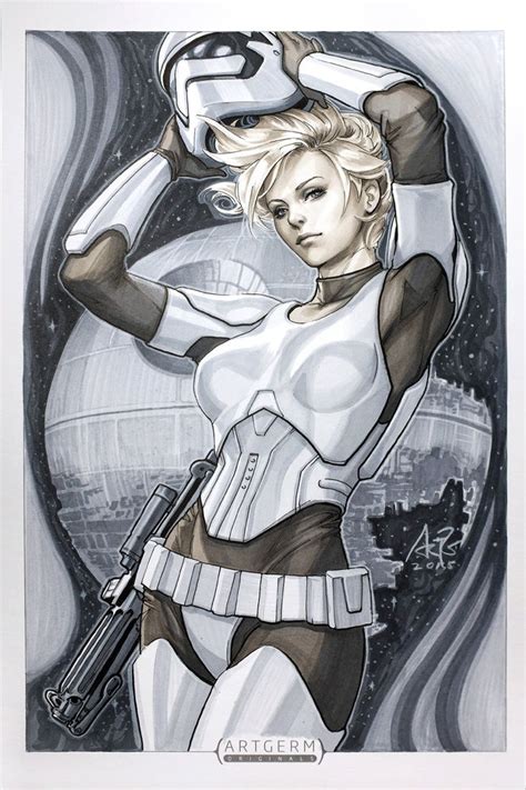 Ms Stormtrooper By Artgerm On Deviantart Illustrations And Design Rpg