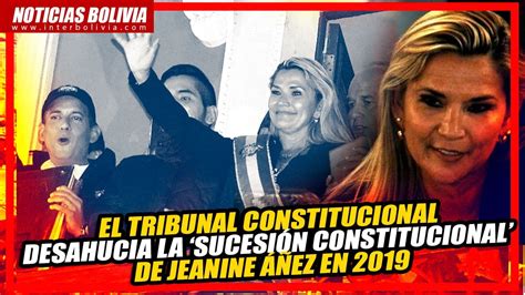 🔴el Tribunal Constitucional Desahucia La ‘sucesión Constitucional De