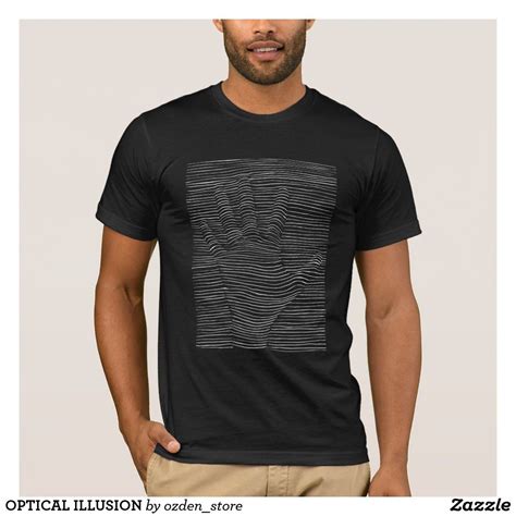 OPTICAL ILLUSION T Shirt Zazzle Com Creative T Shirt Design Black