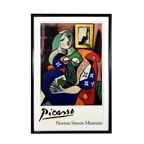 1996 Norton Simon Picassos Woman With A Book Museum Poster Museum Poster Norton Simon Poster