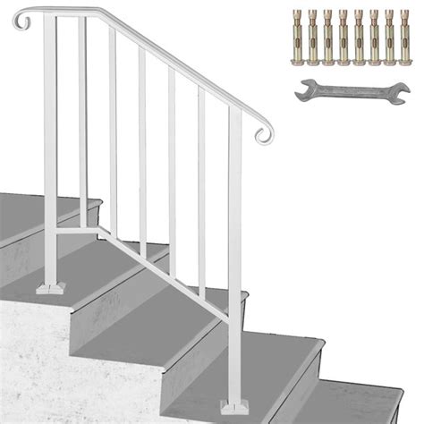 Последние твиты от stepford county railway (@stepfordrail). VEVOR Handrail Picket #2 Fits 2 or 3 Steps Outdoor Stair Rail Wrought Iron Handrail, Matte White ...